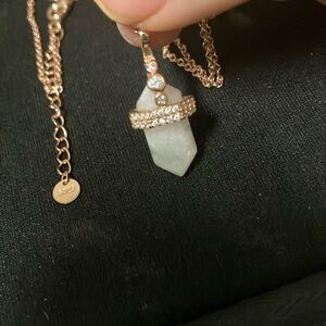 Moonstone pendant necklace